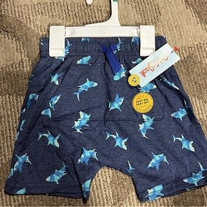 NWT Cat & Jack Blue Shark Shorts